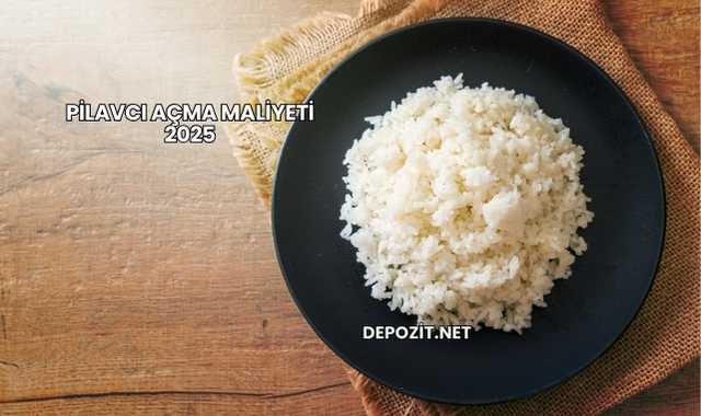 Pilavcı Açma Maliyeti 2025