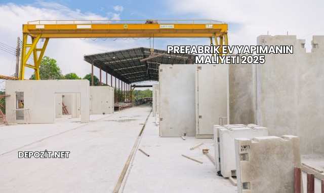 Prefabrik Ev Yapımanın Maliyeti 2025