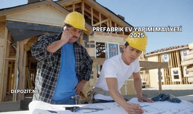 Prefabrik Ev Yapımı Maliyeti 2025