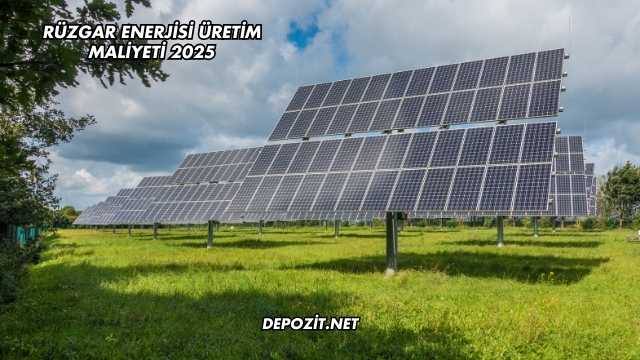 Rüzgar Enerjisi Üretim Maliyeti 2025