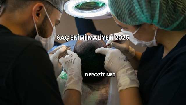 Saç Ekimi Maliyeti 2025