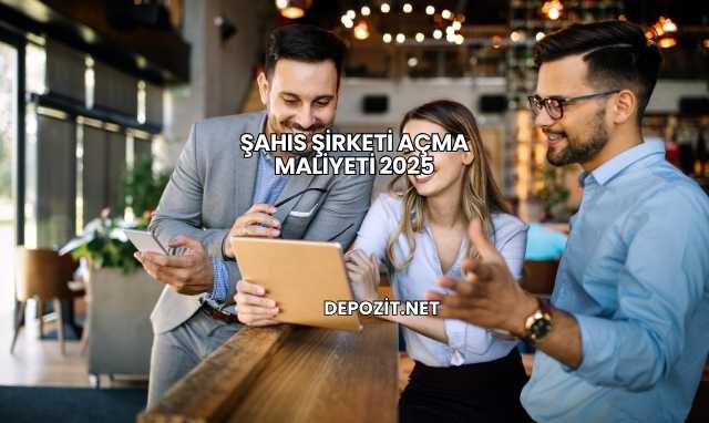 Şahıs Şirketi Açma Maliyeti 2025