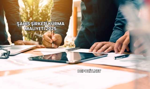 Şahıs Şirketi Kurma Maliyeti 2025