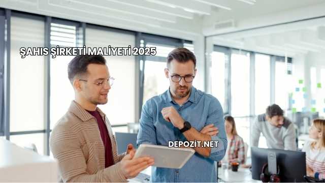Şahıs Şirketi Maliyeti 2025