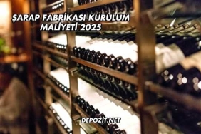 Şarap Fabrikası Kurulum Maliyeti 2025