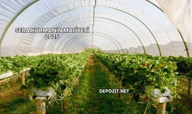 Sera Kurmanın Maliyeti 2025