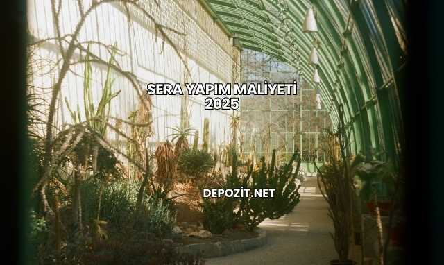 Sera Yapım Maliyeti 2025