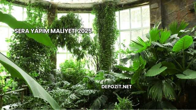 Sera Yapım Maliyeti 2025
