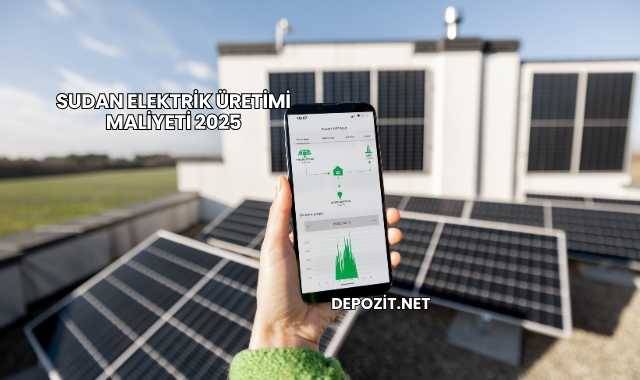 Sudan Elektrik Üretimi Maliyeti 2025
