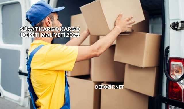 Sürat Kargo Kargo Ücreti Maliyeti 2025