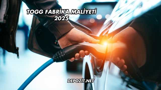 TOGG Fabrika Maliyeti 2025