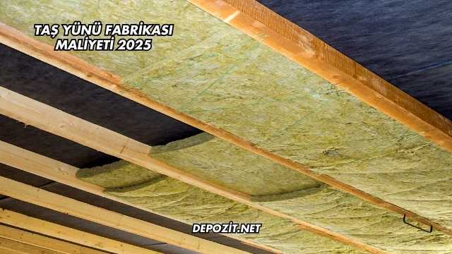 Taş Yünü Fabrikası Maliyeti 2025