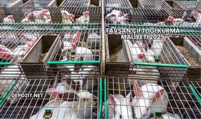 Tavşan Çiftliği Kurma Maliyeti 2025