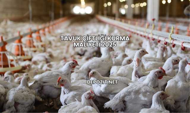 Tavuk Çiftliği Kurma Maliyeti 2025