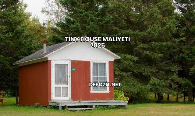Tiny House Maliyeti 2025