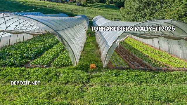 Topraklı Sera Maliyeti 2025