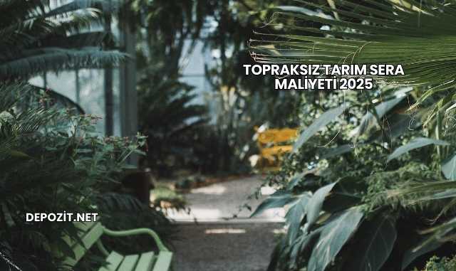 Topraksız Tarım Sera Maliyeti 2025