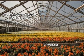 Topraksız Tarım Sera Maliyeti 2025