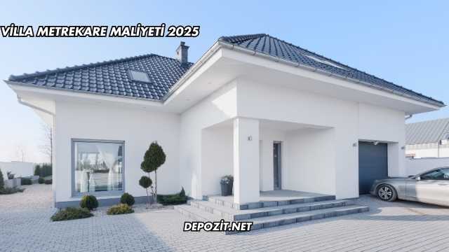 Villa Metrekare Maliyeti 2025