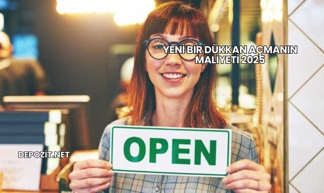 Yeni Bir Dükkan Açmanın Maliyeti 2025