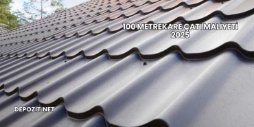 100 Metrekare Çatı Maliyeti 2025