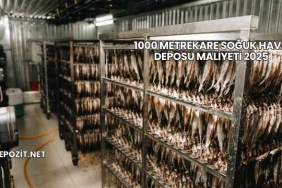 1000 Metrekare Soğuk Hava Deposu Maliyeti 2025