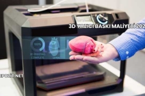 3D Yazıcı Baskı Maliyeti 2025