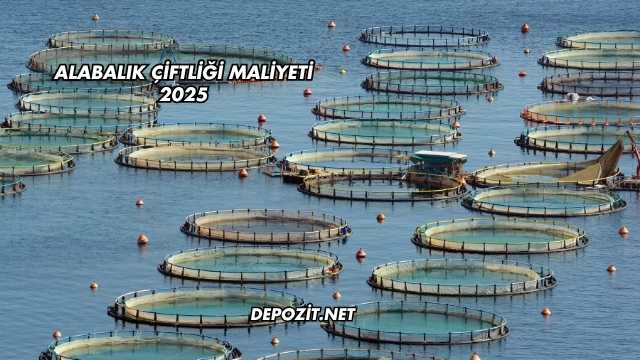 Alabalık Çiftliği Maliyeti 2025