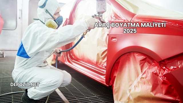 Araç Boyatma Maliyeti 2025