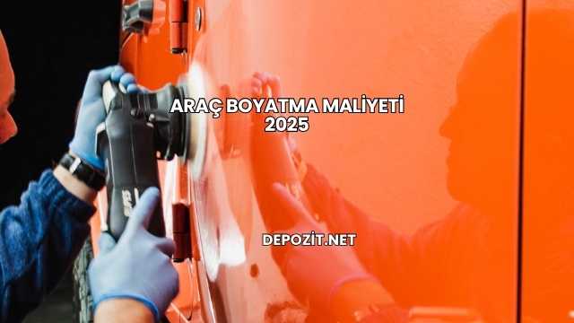 Araç Boyatma Maliyeti 2025