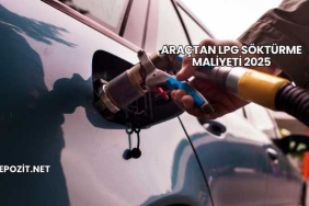 Araçtan LPG Söktürme Maliyeti 2025