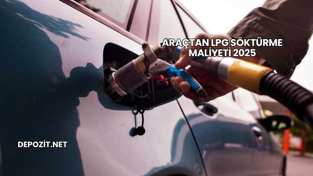 Araçtan LPG Söktürme Maliyeti 2025
