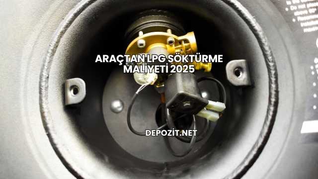 Araçtan LPG Söktürme Maliyeti 2025