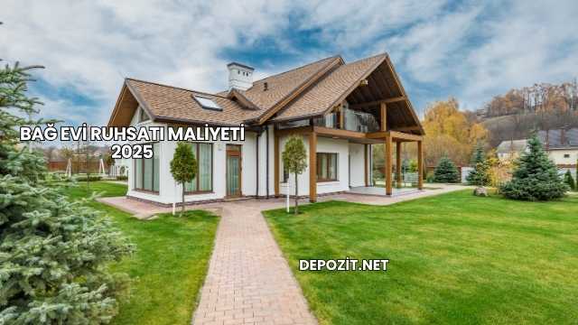 Bağ Evi Ruhsatı Maliyeti 2025