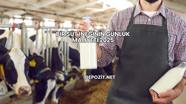 Bir Süt İneğinin Günlük Maliyeti 2025