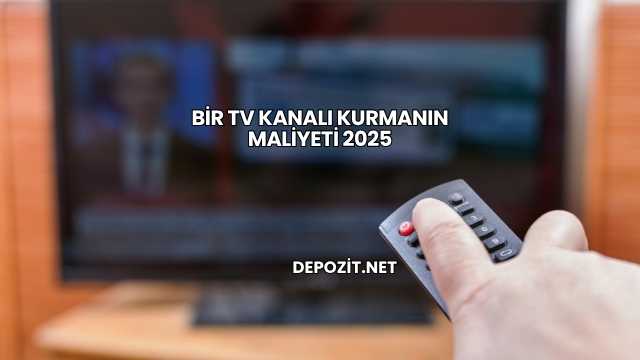Bir TV Kanalı Kurmanın Maliyeti 2025