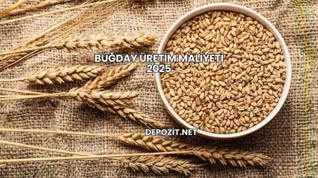 Buğday Üretim Maliyeti 2025