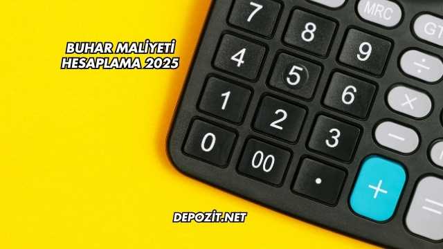 Buhar Maliyeti Hesaplama 2025
