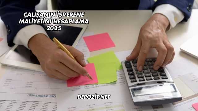 Çalışanın İşverene Maliyetini Hesaplama 2025