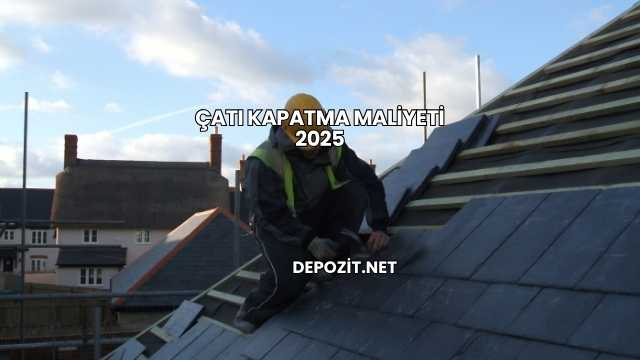 Çatı Kapatma Maliyeti 2025