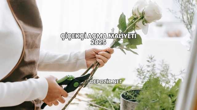 Çiçekçi Açma Maliyeti 2025
