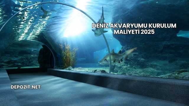 Deniz Akvaryumu Kurulum Maliyeti 2025