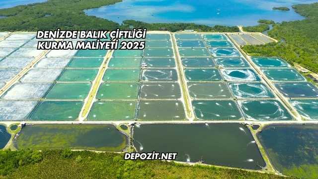 Denizde Balık Çiftliği Kurma Maliyeti 2025