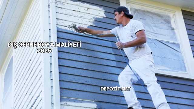Dış Cephe Boya Maliyeti 2025