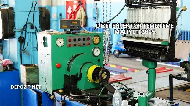Dizel Enjektör Temizleme Maliyeti 2025