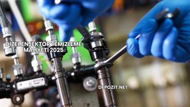 Dizel Enjektör Temizleme Maliyeti 2025