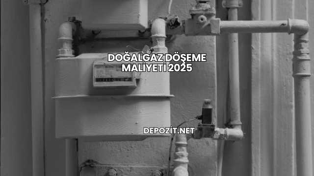 Doğalgaz Döşeme Maliyeti 2025