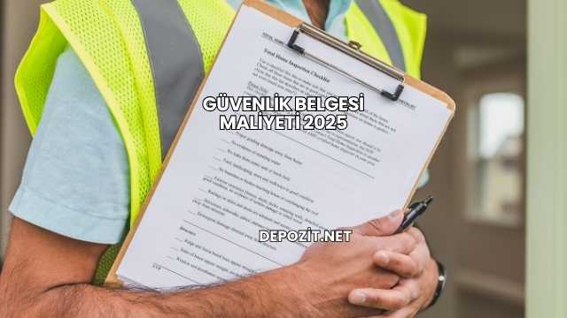 Güvenlik Belgesi Maliyeti 2025