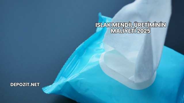 Islak Mendil Üretiminin Maliyeti 2025