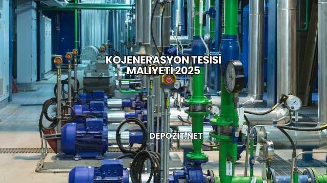 Kojenerasyon Tesisi Maliyeti 2025